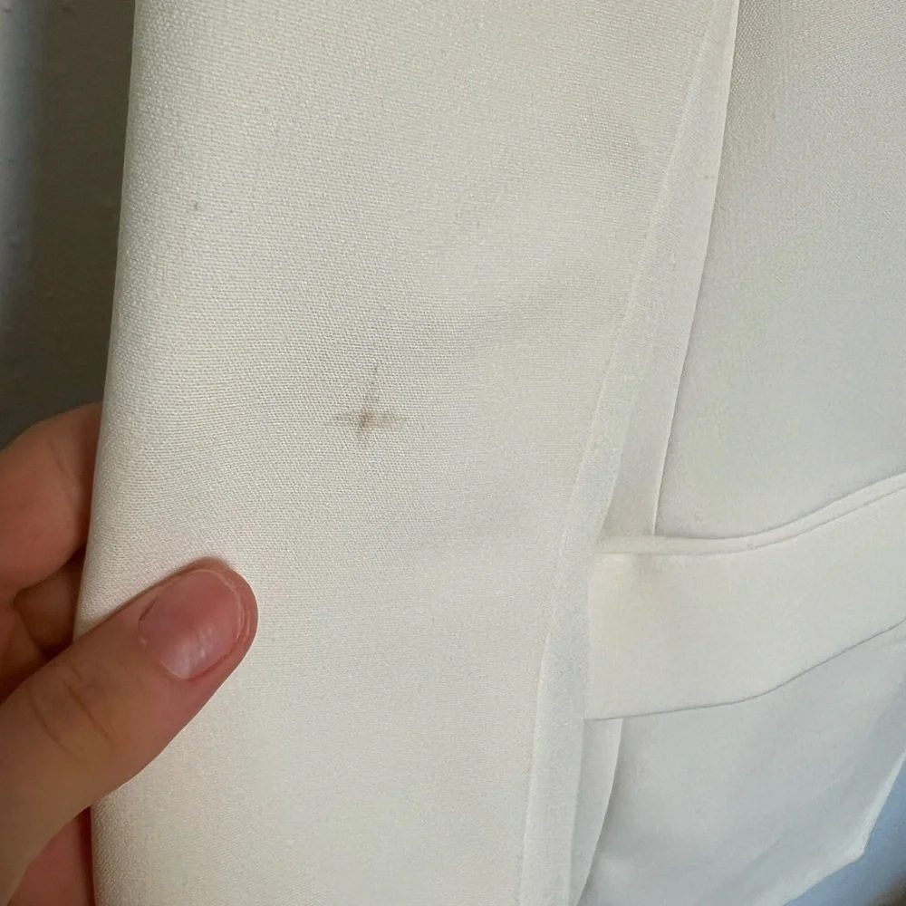 Express Cream and Gold Double-Breasted Blazer, size 12 - Picture 7 of 7